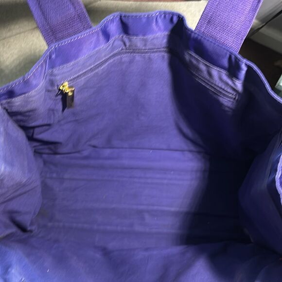 Tory Burch Ella purple tote - Picture 4 of 4